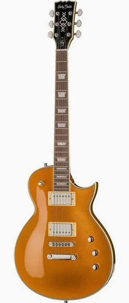 Harley Benton SC-Custom III Gold Top, front view