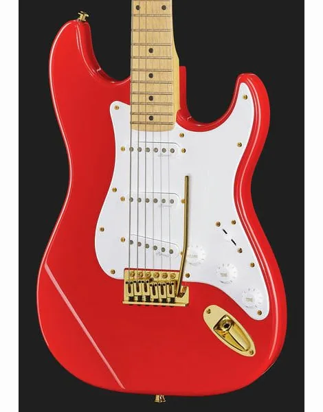 Harley Benton ST-59HM Fiesta Red, detail 4