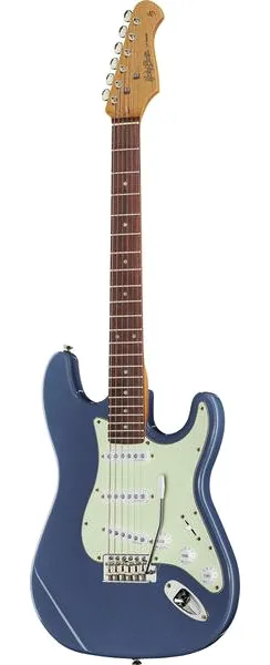 Harley Benton ST-62CC Lake Placid Blue, front view