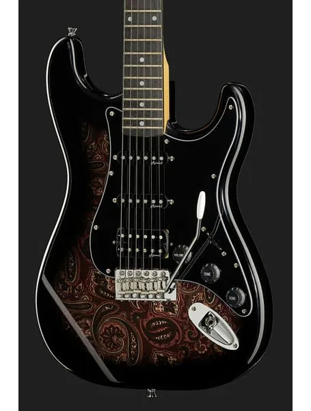 Harley Benton ST-70 Black Paisley, detail 4