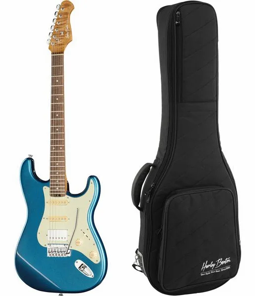 Harley Benton ST-Modern Plus HSS LPB w/Safe, front view