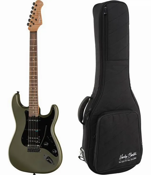 Harley Benton ST-Modern Plus HSS MOD w/Safe, front view