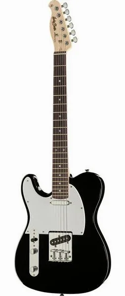 Harley Benton TE-20 BK LH Standard Series, front view