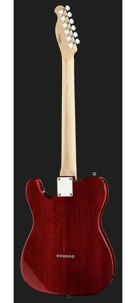 Harley Benton TE-90QM Trans Red, detail 3