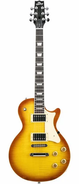 Heritage Guitar Ascent+ H-150 Dirty Lemon Burs, front view