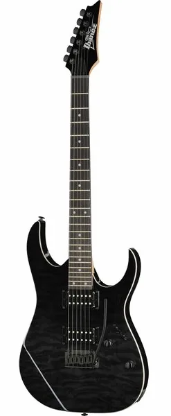 Ibanez GRG120QASP-BKG, front view