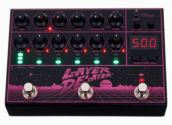 Ibanez LD303 Layer Delayer, detail 3