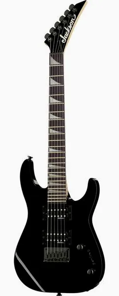 Jackson JS1X Dinky Minion Black, front view