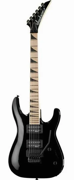 Jackson JS32 DKA-M Dinky BLK, front view