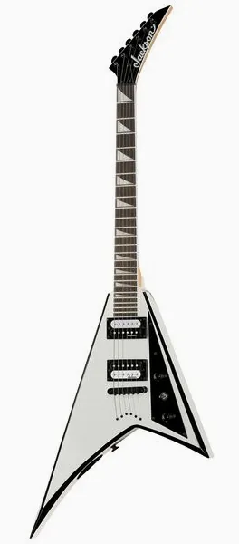 Jackson JS32T Rhoads AH WH, front view