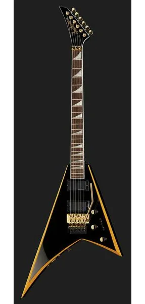 Jackson RRX24 Black with Yellow Bevels, detail 2