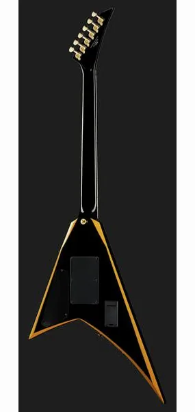 Jackson RRX24 Black with Yellow Bevels, detail 3