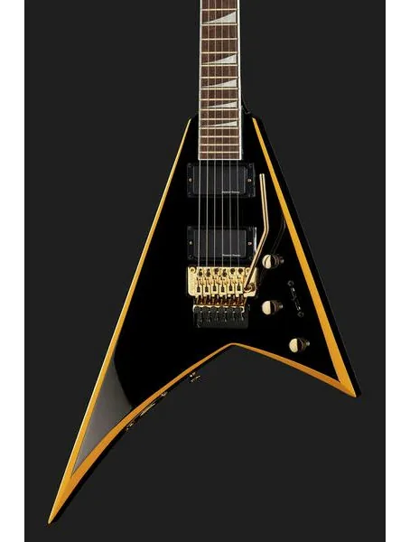Jackson RRX24 Black with Yellow Bevels, detail 4