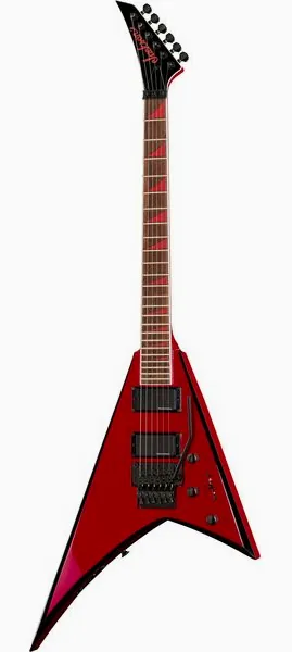 Jackson RRX24 Red wBlack Bevels, front view