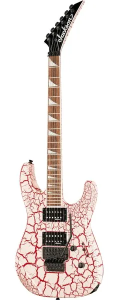 Jackson X Series SLXDX Bloodshot Crack, front view