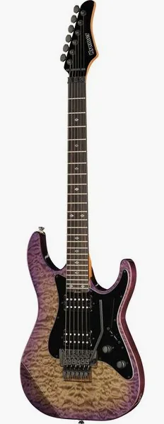 Kramer Guitars Quilt HHFR Ultraviolet Burst, front view