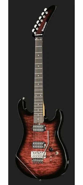 Kramer Guitars The 84 HH Quilt Magenta Burst, detail 2