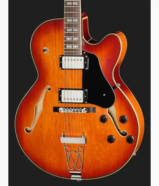 Larry Carlton H7F Tobacco Burst, detail 4