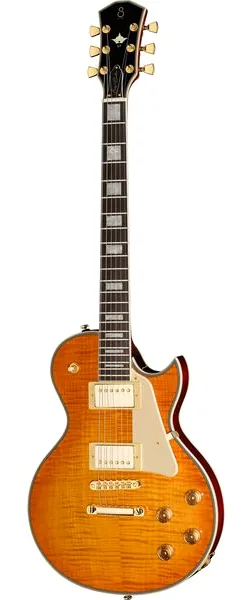 Larry Carlton L7 Dx Amber Burst, front view