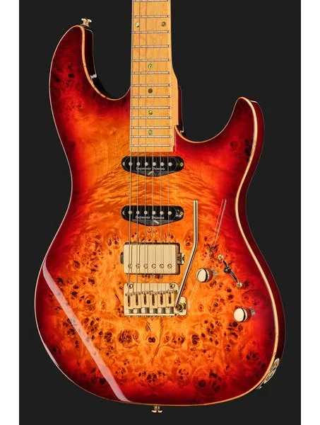 Larry Carlton S10 HSS Natural Burst, detail 4