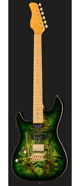 Larry Carlton S10 HSS Transparent Green LH, detail 2