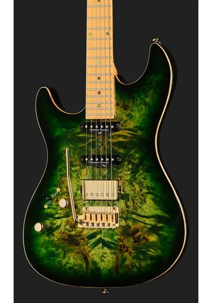 Larry Carlton S10 HSS Transparent Green LH, detail 4