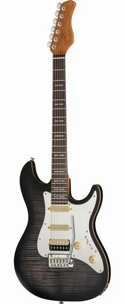 Larry Carlton S7 FM Trans Black New Gen, front view