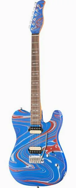 Larry Carlton T7 SW Blue Swirl, front view