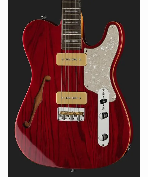 Larry Carlton T7TM See Through Red, detail 4