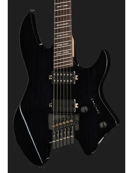 Larry Carlton X6 Headless 6 Trans Black, detail 4
