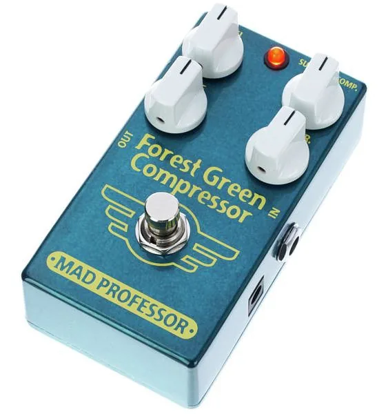 Mad Professor Forest Green Compressor Fact., front view