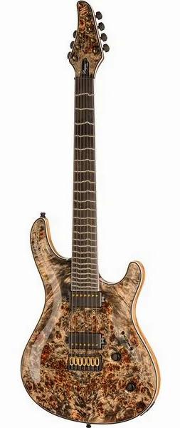 Mayones Guitars Regius Core 7 Trans Graphite, front view