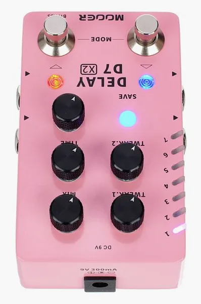 Mooer D7 X2 Delay, detail 5