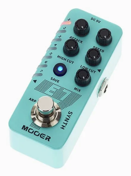 Mooer E7 Polyphonic Guitar Synth., detail 2