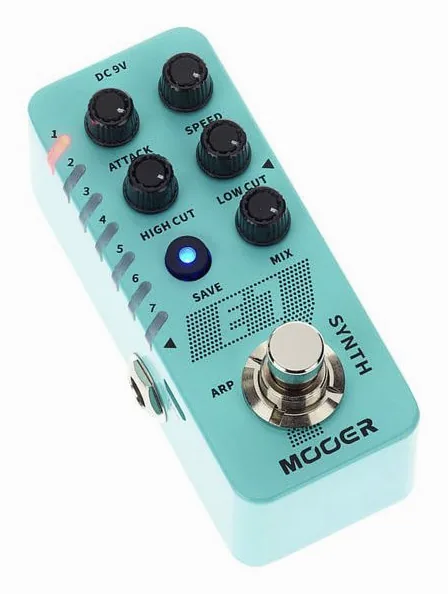Mooer E7 Polyphonic Guitar Synth., detail 4