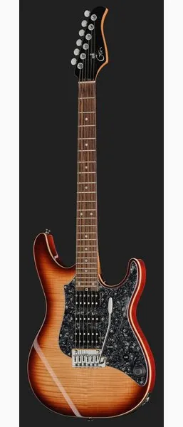 Mooer GTRS Soloist 810 Brown Burst, detail 2