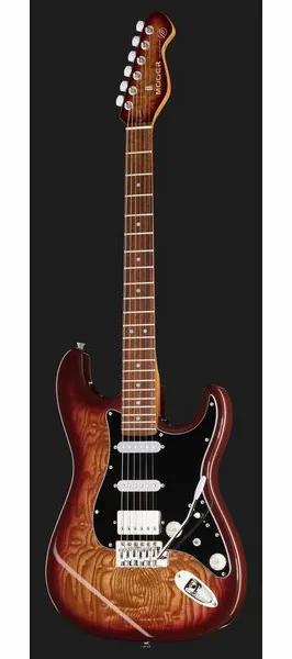 Mooer MSC20 Pro Guitar Amber Brown, detail 2