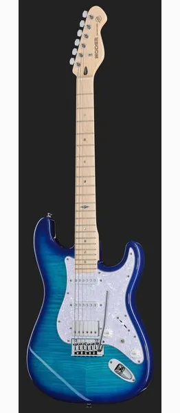 Mooer MSC30 Pro Guitar Lake Blue, detail 2