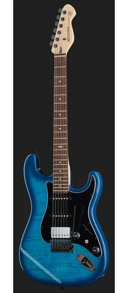 Mooer MSC31 Pro Guitar Blue Burst, detail 2