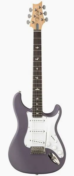 PRS JM Silver Sky RW Black Plum, front view