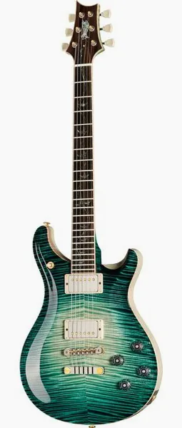 PRS McCarty 594 PS Teal Black Glow, front view