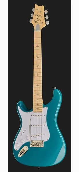 PRS SE Silver Sky Nylon Blue LH, detail 2