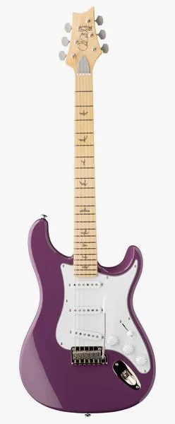 PRS SE Silver Sky Summit Purple, front view