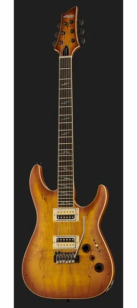 Schecter C-1 Exotic Spalted Maple SNVB, detail 2
