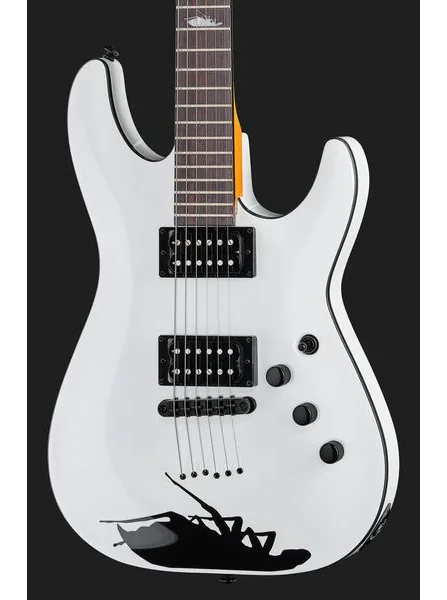 Schecter C-1 Jerry Horton 25th WH, detail 4