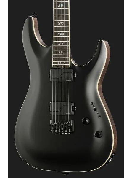 Schecter C-1 SLS Evil Twin Satin Black, detail 4
