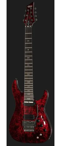Schecter C-7 FR S Apocalypse Red Reign, detail 2