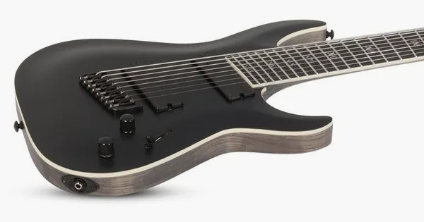 Schecter C-8 MS SLS Elite Evil Twin SBK, detail 3