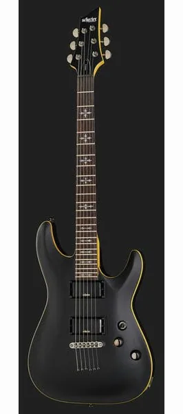 Schecter Demon-6 Satin Black, detail 2