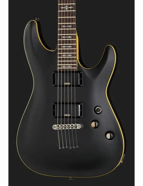 Schecter Demon-6 Satin Black, detail 4